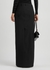 Black wool-twill maxi skirt - Balenciaga