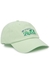 Green embroidered cotton cap - ROTATE Sunday