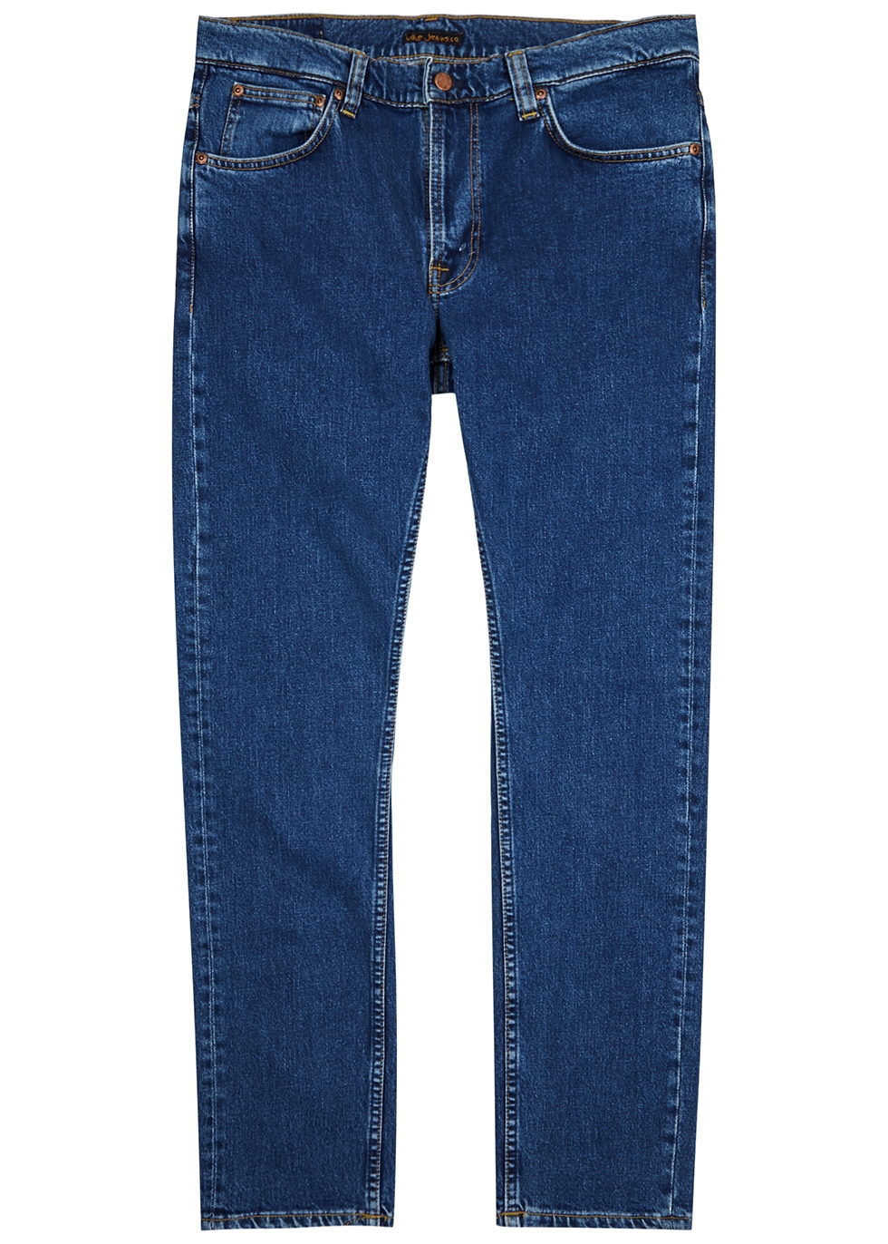 Nudie Jeans Lean Dean blue slim-leg jeans