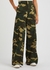 Camouflage cotton-blend cargo trousers - Amiri