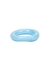 Linear light blue glass ring - Sandralexandra