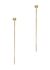 Two Line Tassel 18kt gold-plated drop earrings - Anissa Kermiche