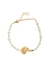 French For Goodnight pearl and 18kt gold-plated bracelet - Anissa Kermiche