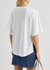 White logo-embroidered cotton T-shirt - Loewe