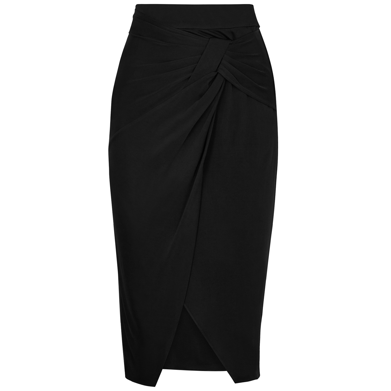 Diane Von Furstenberg Garcel Black Jersey Skirt - M