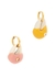 Frances shell-embellished hoop earrings - Eliou