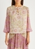 Renata floral-print chiffon blouse - MISA