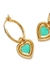 Good Vibes 18kt gold-plated hoop earrings - Missoma