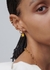 Good Vibes 18kt gold-plated flower hoop earrings - Missoma