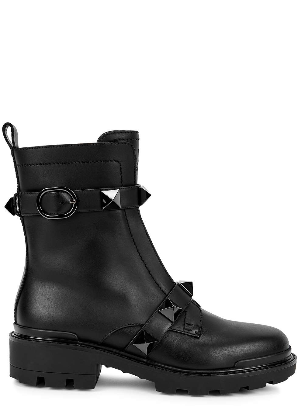 Valentino Garavani Roman Stud leather Chelsea boots | Smart Closet