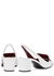 Valentino Garavani 50 white leather slingback pumps - Valentino Garavani