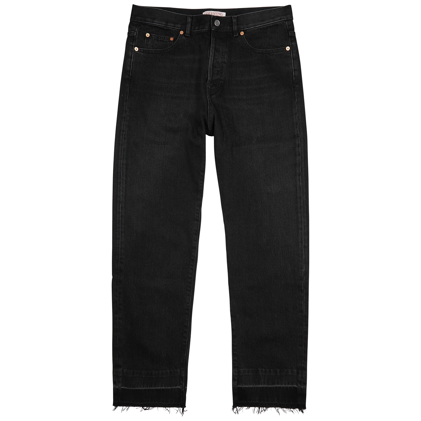 Valentino Black Straight-leg Jeans
