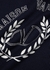 Navy logo-embroidered wool jumper - Valentino