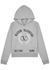 Grey logo hooded cotton sweatshirt - Valentino