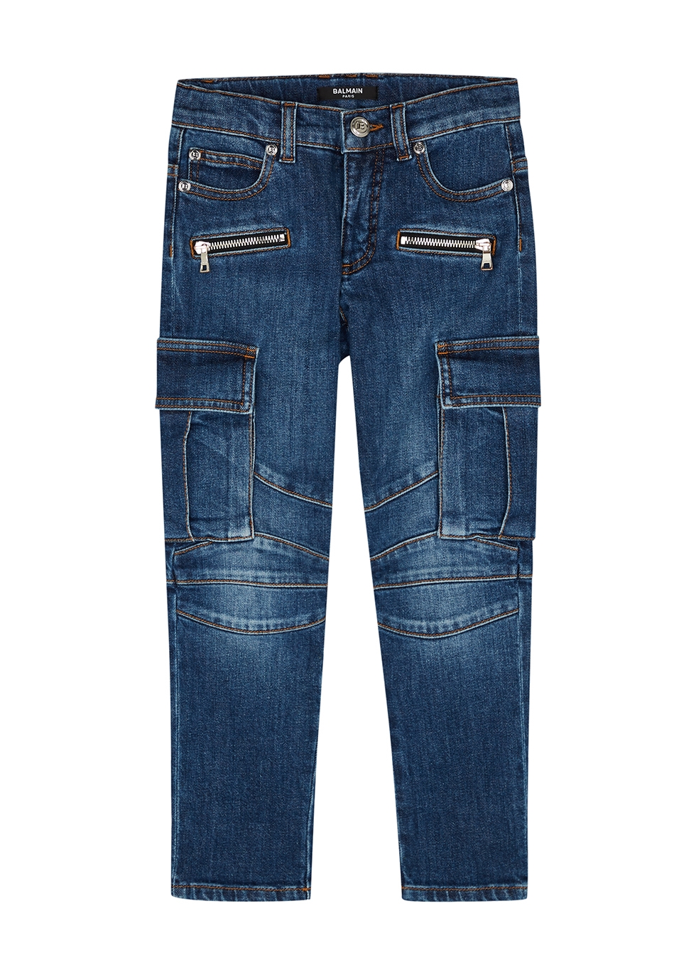 KIDS Blue cargo jeans (4-10 years)
