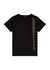 KIDS Black stud-embellished cotton T-shirt (12-14 years) - Balmain