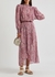 Daloa pink printed chiffon midi dress - Isabel Marant Étoile