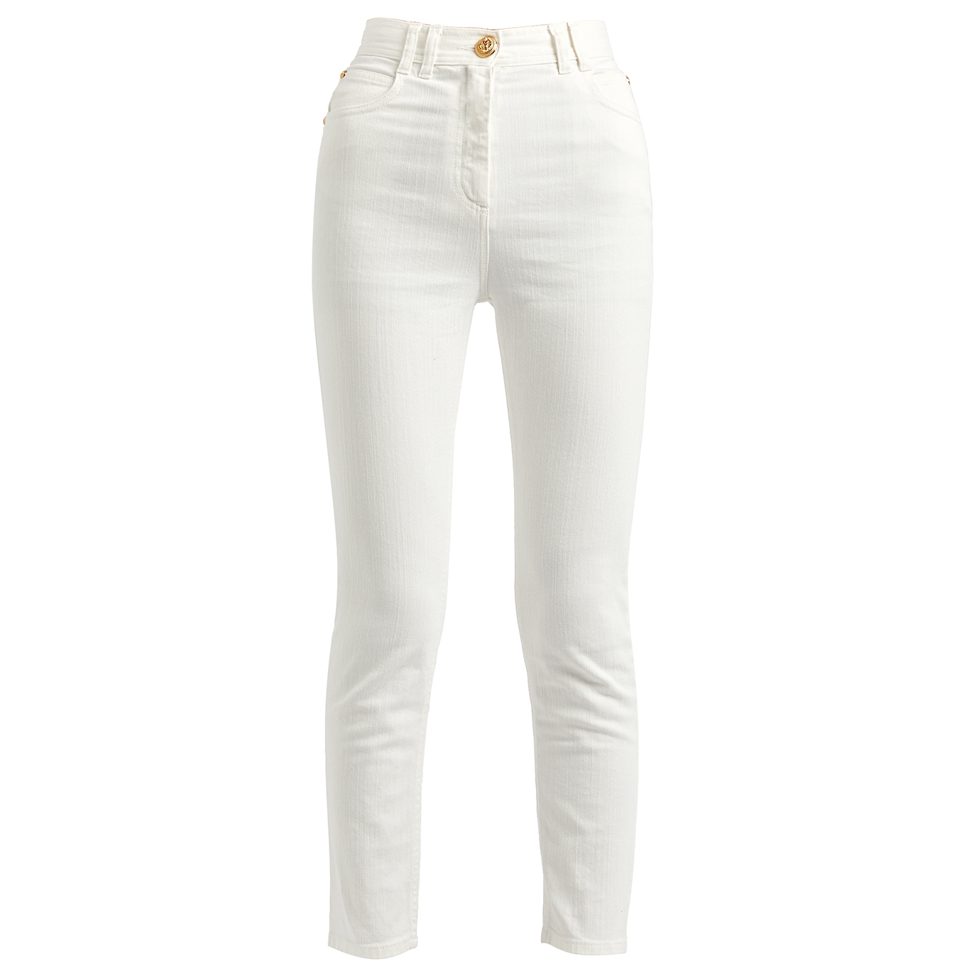Balmain White Skinny Jeans