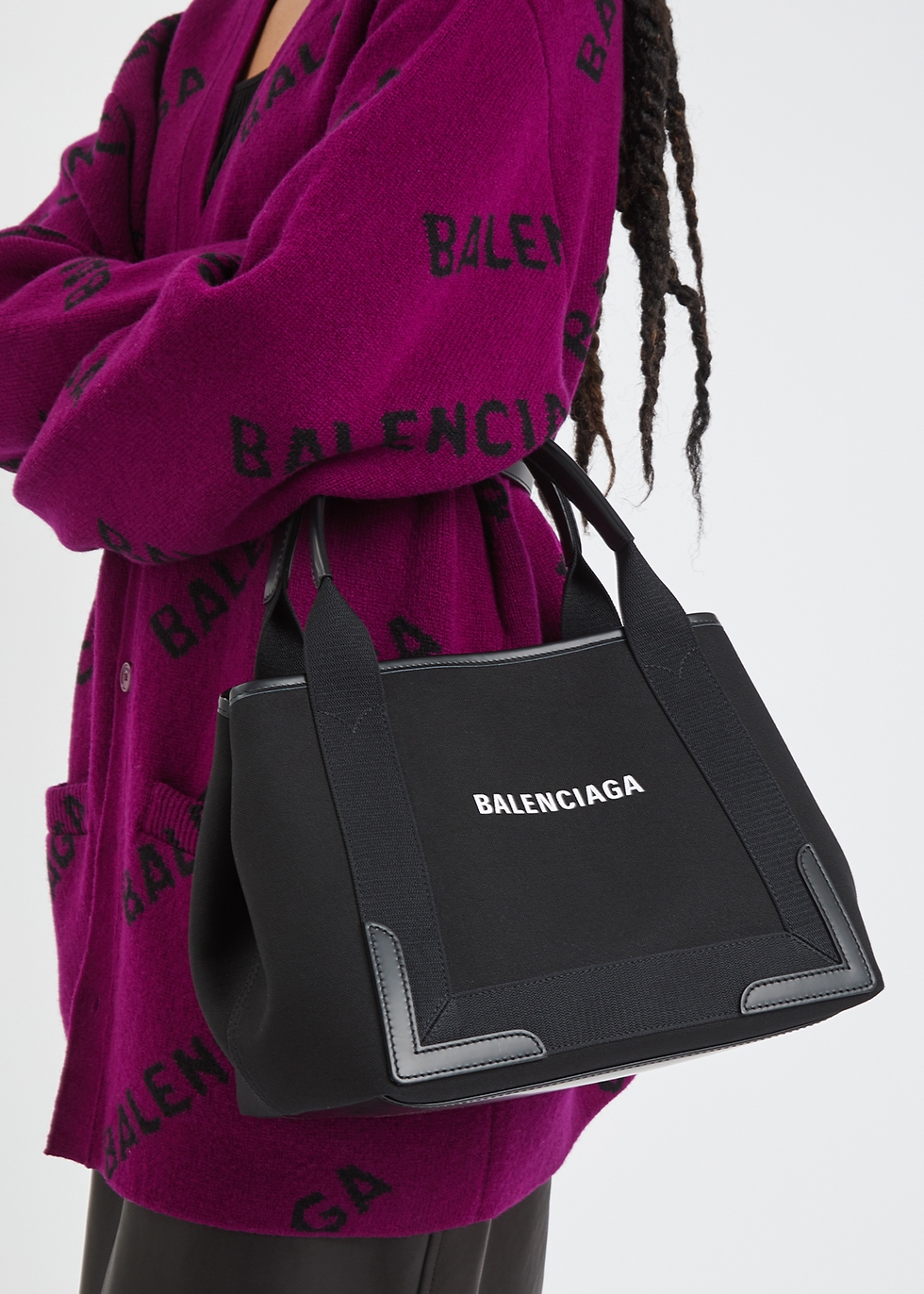 Balenciaga Xxs Everyday Logo Shopper Black  Lyst