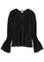 Yennas black cotton blouse - BY MALENE BIRGER