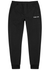 Core black logo cotton sweatpants - Helmut Lang