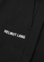 Core black logo cotton sweatpants - Helmut Lang