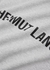 Grey logo-print cotton T-shirt - Helmut Lang