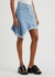 Light blue asymmetric denim mini skirt - MARQUES’ ALMEIDA