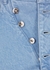 Light blue asymmetric denim mini skirt - MARQUES’ ALMEIDA