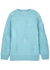 Alphabet blue jacquard-knit jumper - Bottega Veneta