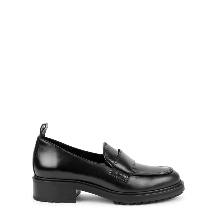 Aeyde Ruth 40 Black Leather Loafers