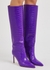 Josephine 84 crocodile-effect leather knee-high boots - Bettina Vermillon