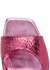 Fina 95 pink leather mules - Bettina Vermillon
