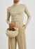 Jodie Intrecciato mini sand leather top handle bag - Bottega Veneta