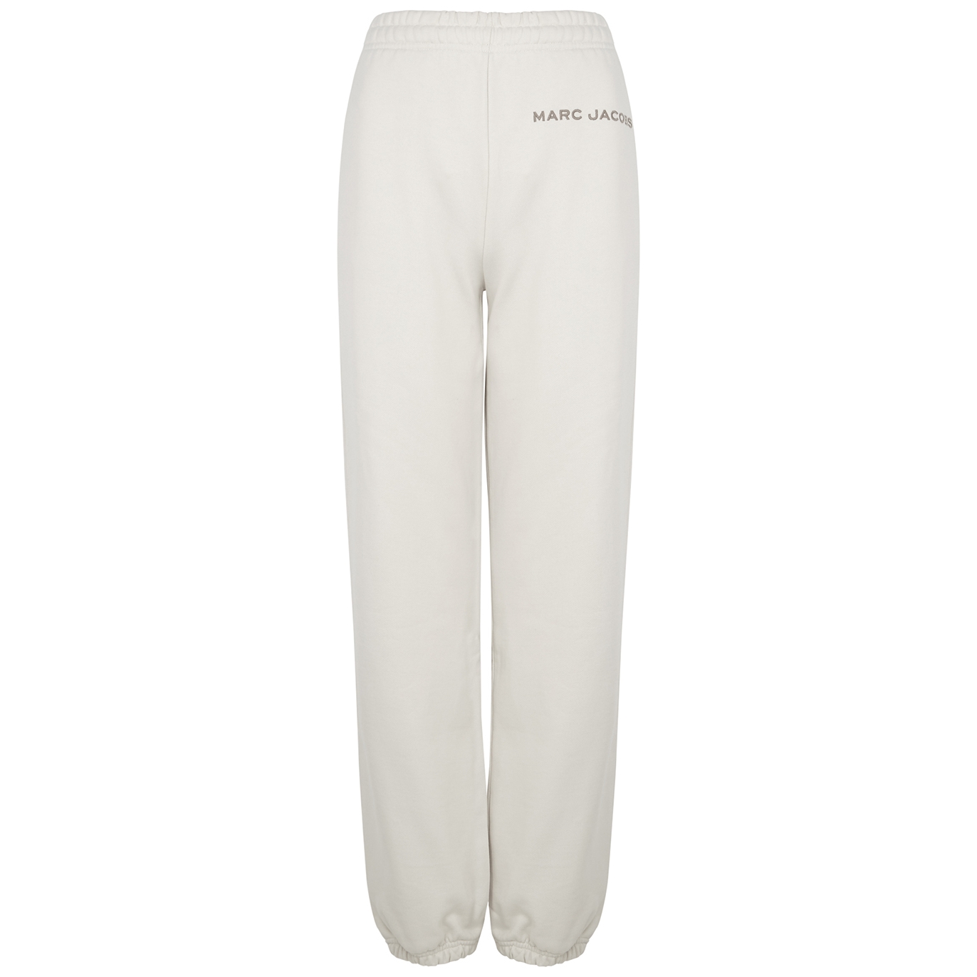 Marc Jacobs The Sweatpants Off-white Logo Cotton Trousers