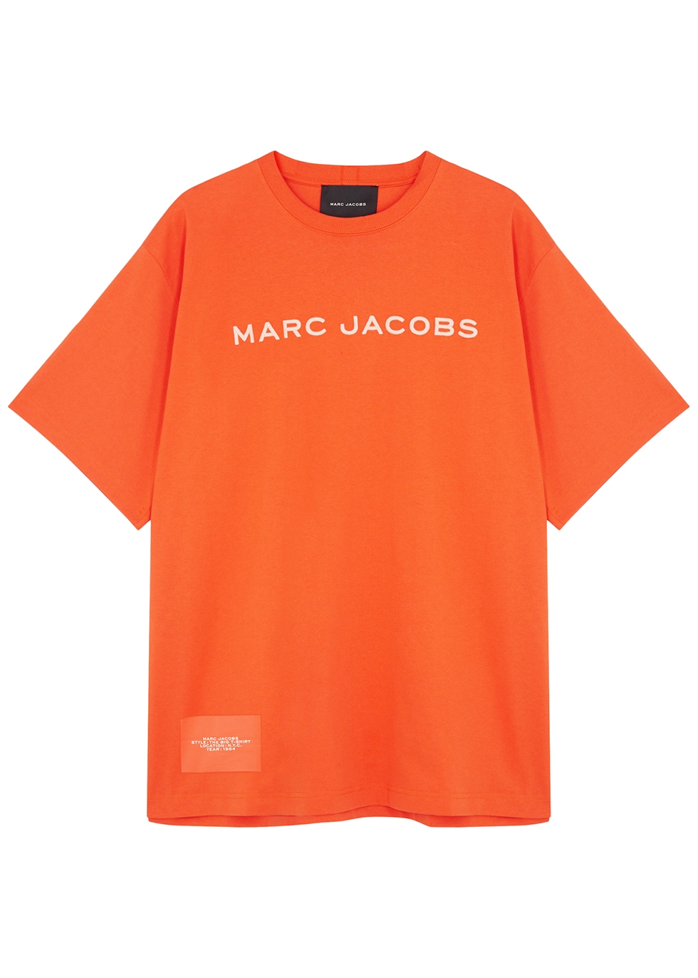 MARC JACOBS The Big T-shirt black logo cotton top