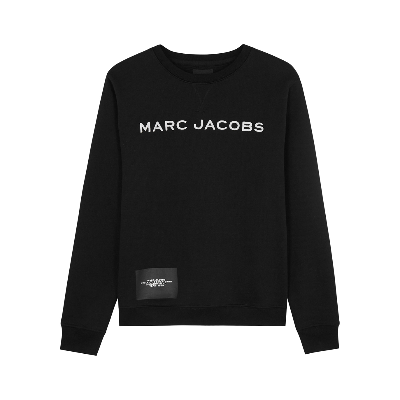 Marc Jacobs The Sweatshirt Black Logo Cotton Sweatshirt