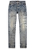 Military Stencil printed skinny jeans - Amiri