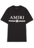 Black logo-print cotton T-shirt - Amiri