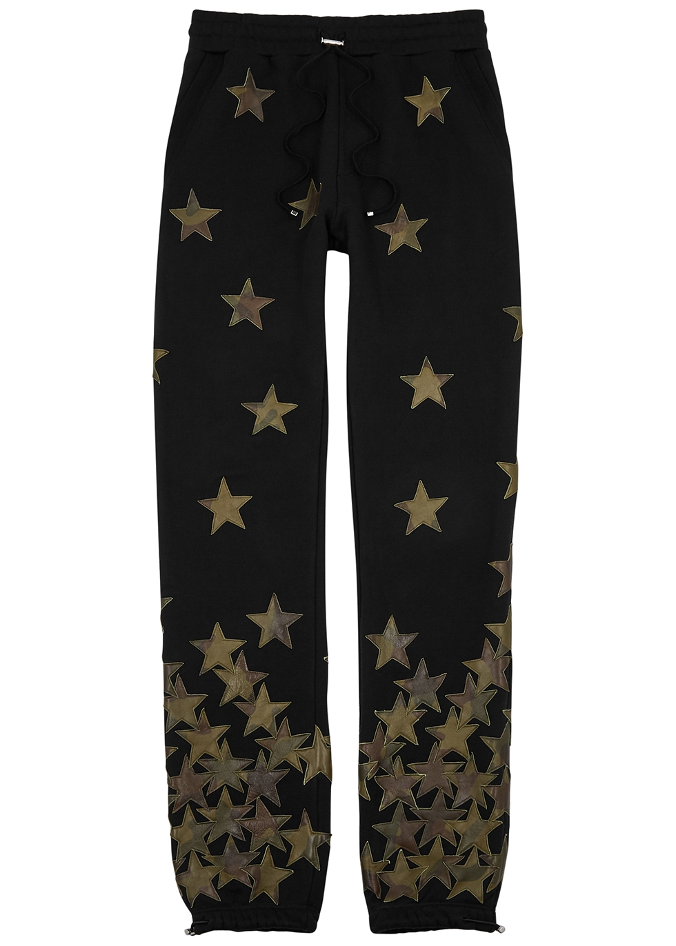 Amiri X Chemist black star-appliquéd cotton sweatpants - Harvey Nichols