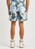 Tropical printed silk-twill shorts - Amiri