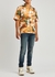 Tropical printed silk-twill shirt - Amiri