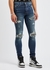 MX1 blue distressed skinny jeans - Amiri