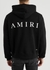 M.A. Core black hooded cotton sweatshirt - Amiri