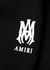 Black logo cotton sweatpants - Amiri