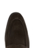 Blooming brown suede penny loafers - Santoni