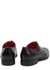 Blackout black leather Oxford shoes - Santoni