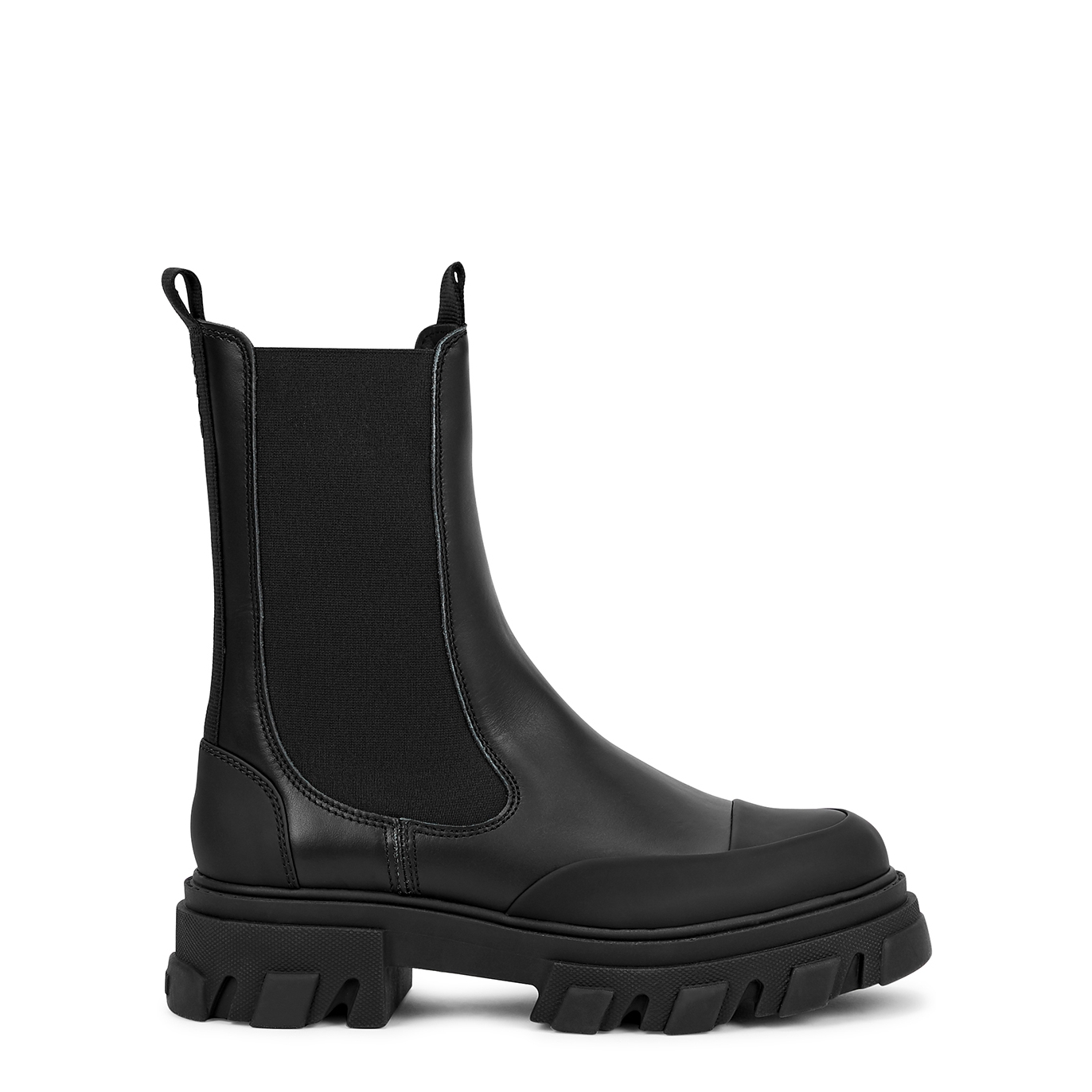 Ganni Black leather Chelsea boots - Harvey Nichols