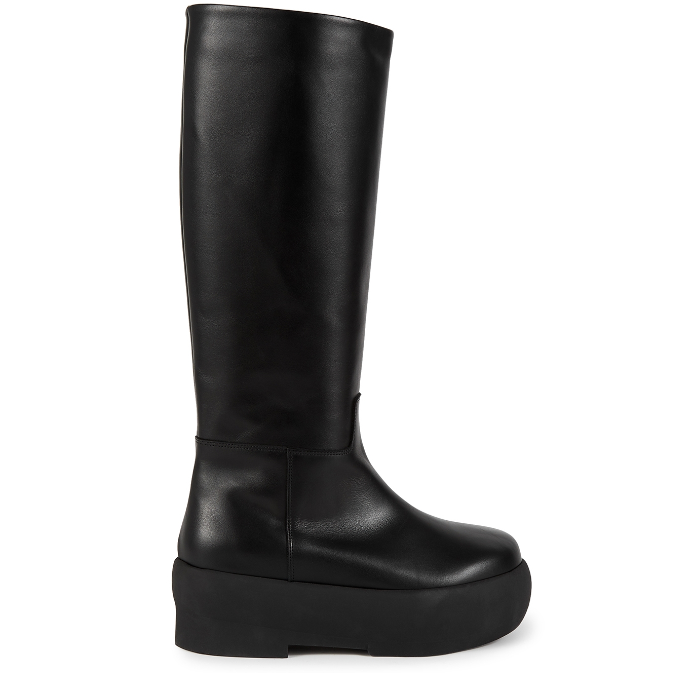 Gia Borghini Gia 16 Black Leather Knee-high Boots - 3
