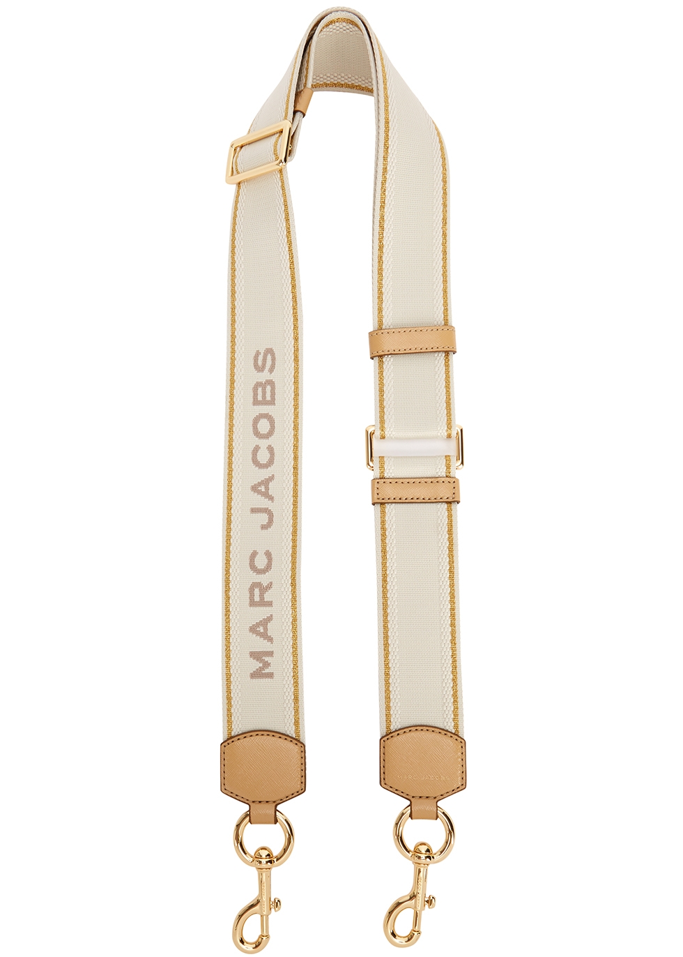 MARC JACOBS Stone logo-jacquard canvas bag strap - Harvey Nichols
